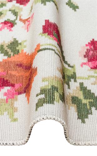 ELISTA ELS 100 CREAM MULTY  Vintage Desenlere Sahip Kaydırmaz Yıkanabilir Modern Halı