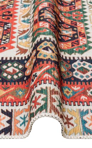 ELISTA ELS 106 MULTY  Vintage Desenlere Sahip Kaydırmaz Yıkanabilir Modern Halı