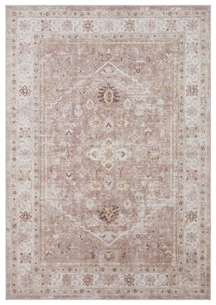 ELISTA VINTAGE ELS 201 CREAM BEIGE  Vintage Tasarımlı Yumuşak Bukle Dokuma Kaymaz Tabanlı Yıkanabilir Modern Halı