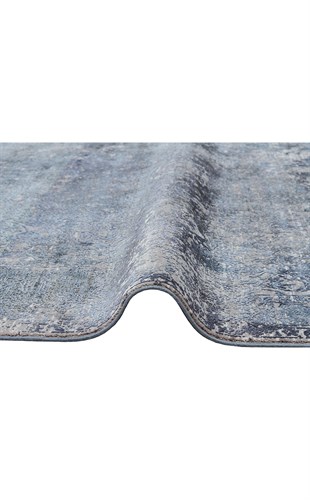 FRESCO DYED FSD 01 MARINE  Overdyed Yüksek Alçak Dokulu Özel Işıltılı Yüksek Kaliteli Sık Dokuma Modern Salon Halısı