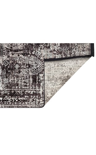 FRESCO FS 09 BLACK XW  Yüksek Alçak Dokulu Özel Işıltılı Yüksek Kaliteli Sık Dokuma Modern Salon Halısı