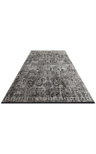 FRESCO FS 09 BLACK XW  Yüksek Alçak Dokulu Özel Işıltılı Yüksek Kaliteli Sık Dokuma Modern Salon Halısı