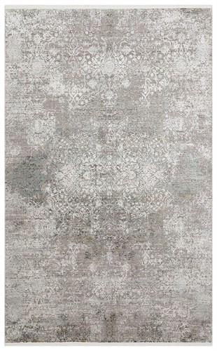 FRESCO FS 10 CREAM GREY XW  Yüksek Alçak Dokulu Özel Işıltılı Yüksek Kaliteli Sık Dokuma Modern Salon Halısı