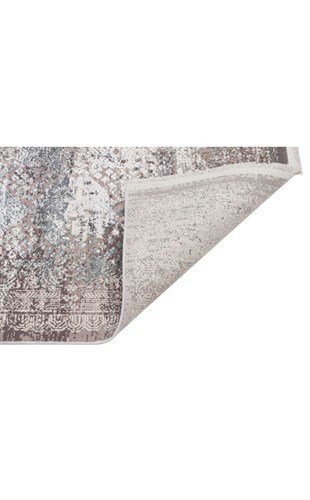 FRESCO FS 14 CREAM GREY XW  Yüksek Alçak Dokulu Özel Işıltılı Yüksek Kaliteli Sık Dokuma Modern Salon Halısı