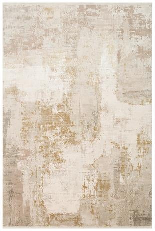 FRESCO FS 34 CREAM GOLD XW  Yüksek Alçak Dokulu Özel Işıltılı Yüksek Kaliteli Sık Dokuma Modern Salon Halısı