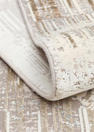 FRESCO FS 36 CREAM BEIGE XW  Yüksek Alçak Dokulu Özel Işıltılı Yüksek Kaliteli Sık Dokuma Modern Salon Halısı