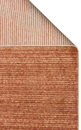 GESSI GES PLAIN TERRACOTTA  Özel Hav Vermeyen ve Kolay Temizlenebilir Tencel Kullanılarak El Emeği ile Özel Tezgahlarda Üretilen Modern Kara Tezgah Halısı