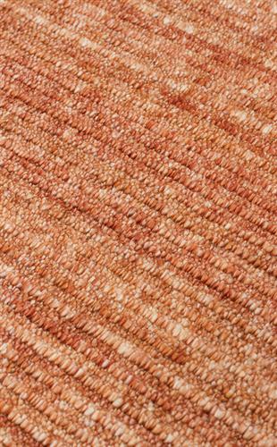 GESSI GES PLAIN TERRACOTTA  Özel Hav Vermeyen ve Kolay Temizlenebilir Tencel Kullanılarak El Emeği ile Özel Tezgahlarda Üretilen Modern Kara Tezgah Halısı