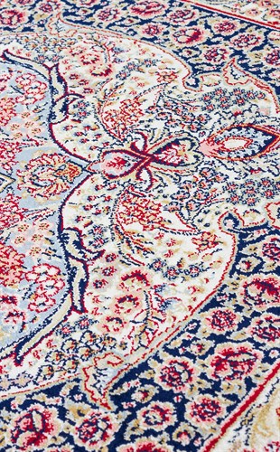 ISFAHAN ISF 02 CREAM  Klasik Desenli Yüksek Kalite Sık Dokuma Makine Halısı