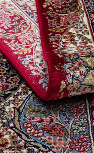 ISFAHAN ISF 02 RED  Klasik Desenli Yüksek Kalite Sık Dokuma Makine Halısı