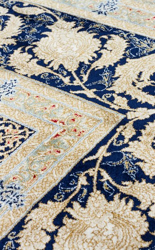 ISFAHAN ISF 04 CREAM  Klasik Desenli Yüksek Kalite Sık Dokuma Makine Halısı