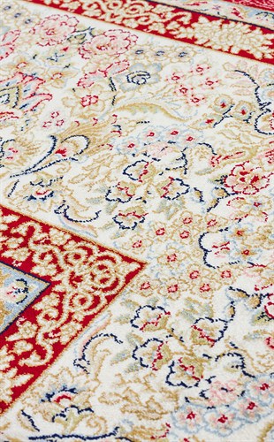 ISFAHAN ISF 05 RED  Klasik Desenli Yüksek Kalite Sık Dokuma Makine Halısı