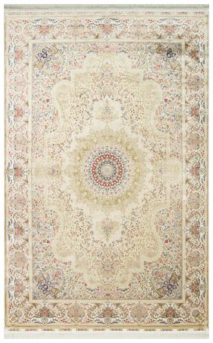 ISFAHAN ISF 06 CREAM  Klasik Desenli Yüksek Kalite Sık Dokuma Makine Halısı
