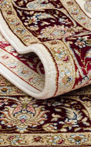 ISFAHAN SECCADE ISF SCD 01 CREAM RED  Klasik Desenli Yüksek Kalite Sık Dokuma Seccade