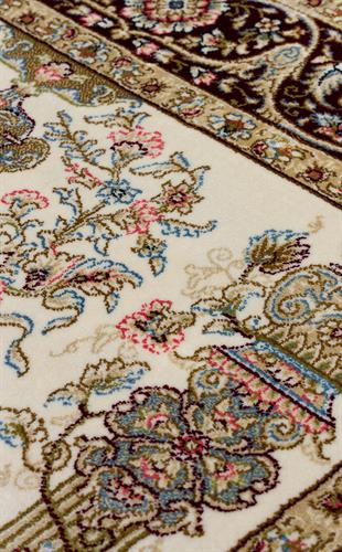 ISFAHAN SECCADE ISF SCD 01 CREAM RED  Klasik Desenli Yüksek Kalite Sık Dokuma Seccade