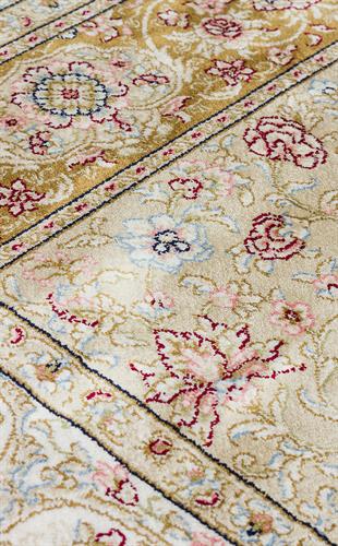 ISFAHAN SECCADE ISF SCD 01 GOLD  Klasik Desenli Yüksek Kalite Sık Dokuma Seccade