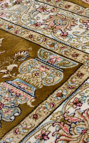 ISFAHAN SECCADE ISF SCD 01 GOLD  Klasik Desenli Yüksek Kalite Sık Dokuma Seccade