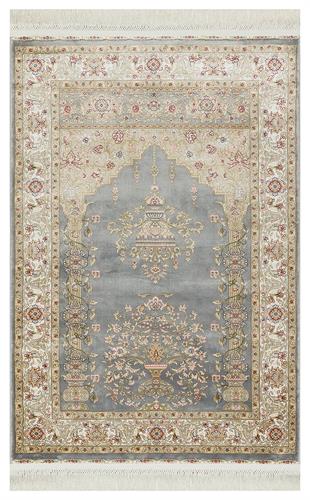 ISFAHAN SECCADE ISF SCD 01 GREY  Klasik Desenli Yüksek Kalite Sık Dokuma Seccade