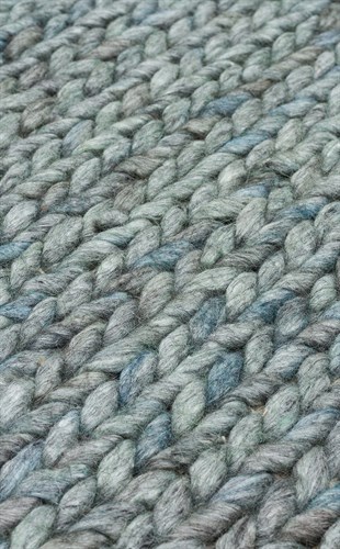 JADE BASKETWEAVE ARONA  Naturel Kazak Örgü Desenli El Dokuma Örgü Halı