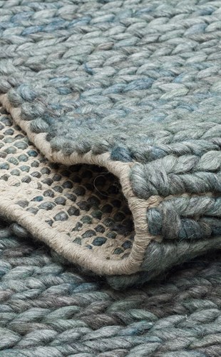 JADE BASKETWEAVE ARONA  Naturel Kazak Örgü Desenli El Dokuma Örgü Halı