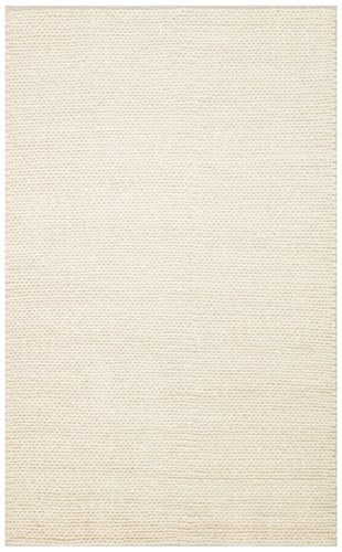 JADE BASKETWEAVE CREAM  Naturel Kazak Örgü Desenli El Dokuma Örgü Halı