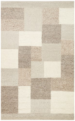 JADE CORBIN NATURAL  Naturel Kazak Örgü Desenli El Dokuma Örgü Halı