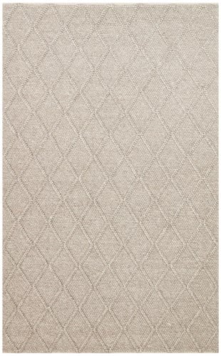 JADE DIAMOND BROWN  Naturel Kazak Örgü Desenli El Dokuma Örgü Halı