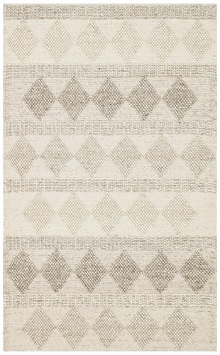 JADE JD 01 NATURAL  Naturel Kazak Örgü Desenli El Dokuma Örgü Halı