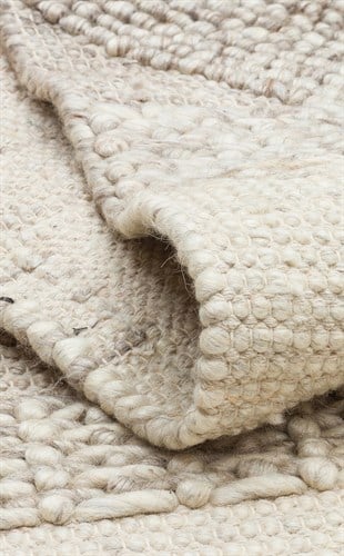 JADE JD 01 NATURAL  Naturel Kazak Örgü Desenli El Dokuma Örgü Halı