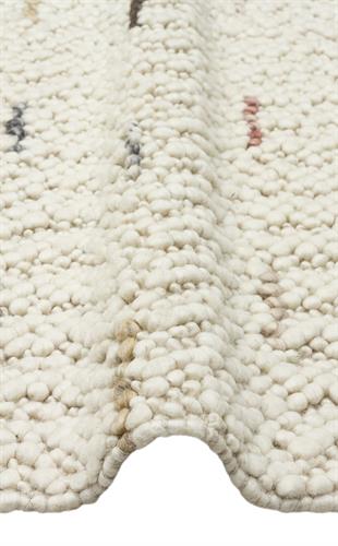 JADE JD 06 MULTY  Naturel Kazak Örgü Desenli El Dokuma Örgü Halı