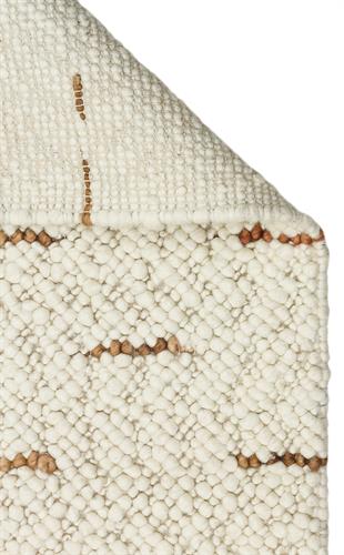 JADE JD 06 NATURAL  Naturel Kazak Örgü Desenli El Dokuma Örgü Halı