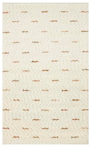 JADE JD 06 NATURAL  Naturel Kazak Örgü Desenli El Dokuma Örgü Halı