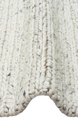 JADE JD 07 L.GREY  Naturel Kazak Örgü Desenli El Dokuma Örgü Halı