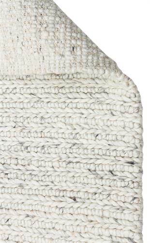 JADE JD 07 L.GREY  Naturel Kazak Örgü Desenli El Dokuma Örgü Halı