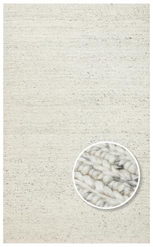 JADE JD 07 L.GREY  Naturel Kazak Örgü Desenli El Dokuma Örgü Halı