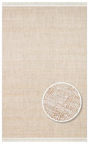 JOY JOY 01 BEIGE  Hav Toz Vermeyen Yumuşak dokulu Modern Makine Halısı