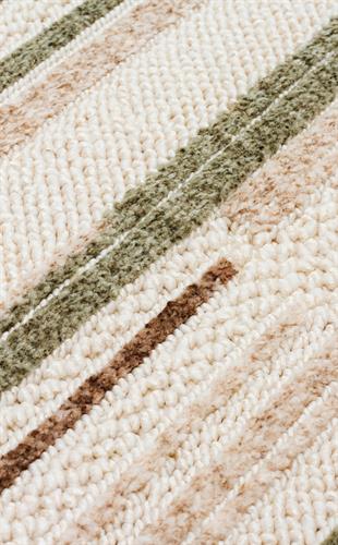 JOY JOY 01 GREEN BROWN  Hav Toz Vermeyen Yumuşak dokulu Modern Makine Halısı