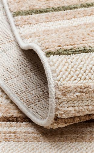 JOY JOY 01 GREEN BROWN  Hav Toz Vermeyen Yumuşak dokulu Modern Makine Halısı