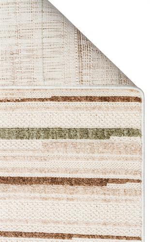 JOY JOY 01 GREEN BROWN  Hav Toz Vermeyen Yumuşak dokulu Modern Makine Halısı