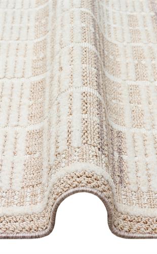 JOY JOY 04 BEIGE GREY  Hav Toz Vermeyen Yumuşak dokulu Modern Makine Halısı