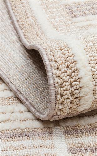 JOY JOY 04 BEIGE GREY  Hav Toz Vermeyen Yumuşak dokulu Modern Makine Halısı