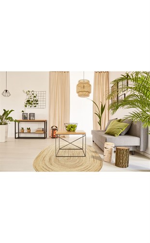 JUNO ECH 01E NATURAL  El Dokuma Naturel Jüt Hasır Halı