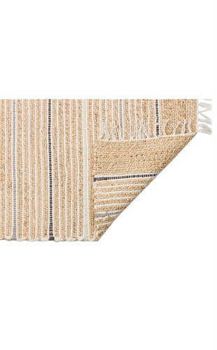 JUNO ECH 05 NAT.GREY  El Dokuma Naturel Jüt Hasır Halı