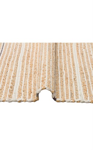 JUNO ECH 05 NAT.GREY  El Dokuma Naturel Jüt Hasır Halı