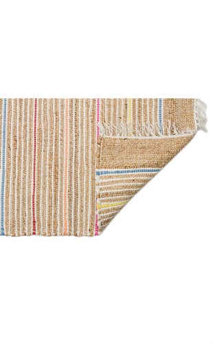 JUNO ECH 05 NAT.MULTY  El Dokuma Naturel Jüt Hasır Halı