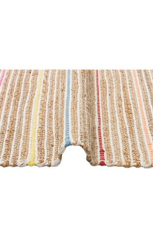 JUNO ECH 05 NAT.MULTY  El Dokuma Naturel Jüt Hasır Halı