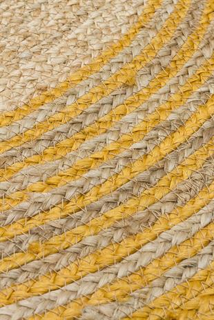 JUNO ECH 14R NATURAL GREY El Dokuma Naturel Jüt Hasır Halı