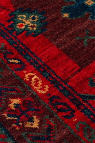 KADIM KDM 02 RED MULTY  Anadolu Motiflerine Sahip Yeni Zellanda Yünü İle Üretilen El Emeği Yüksek Kara Tezgah Halısı