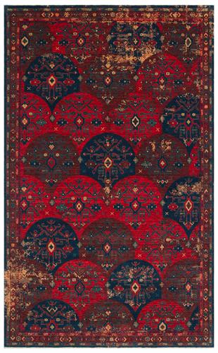 KADIM KDM 02 RED MULTY  Anadolu Motiflerine Sahip Yeni Zellanda Yünü İle Üretilen El Emeği Yüksek Kara Tezgah Halısı