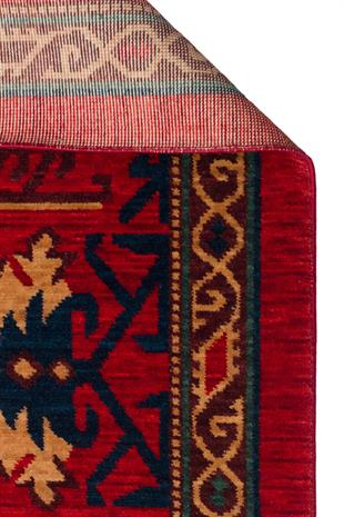 KADIM KDM 04 RED  Anadolu Motiflerine Sahip Yeni Zellanda Yünü İle Üretilen El Emeği Yüksek Kara Tezgah Halısı